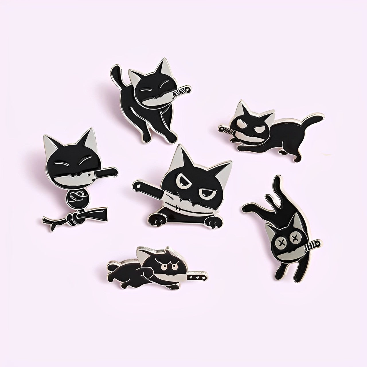Fierce Cat Brooch