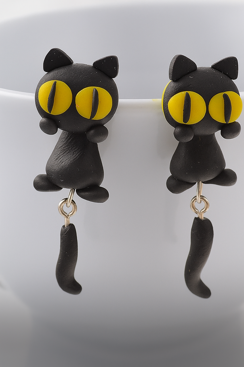 Black Cat Earrings