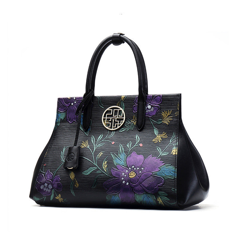 Leather Retro Atmospheric Handbag