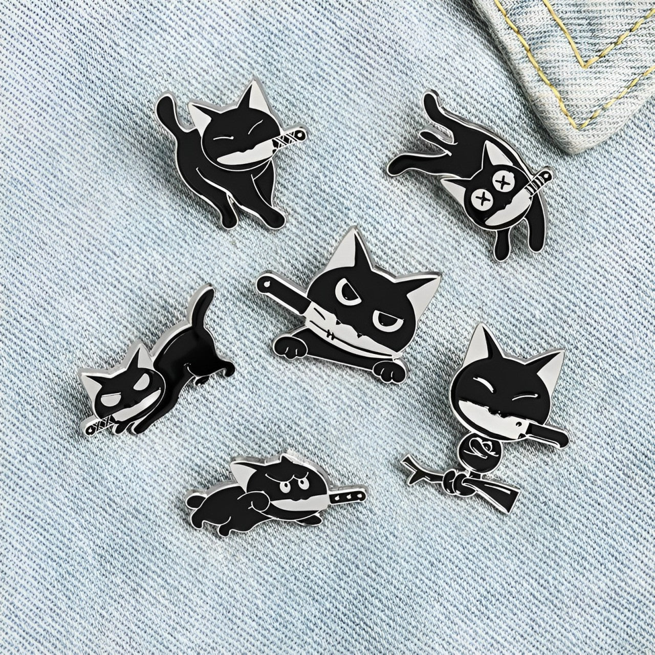 Fierce Cat Brooch