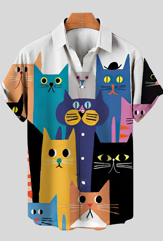 Cat Hawaiian Shirt