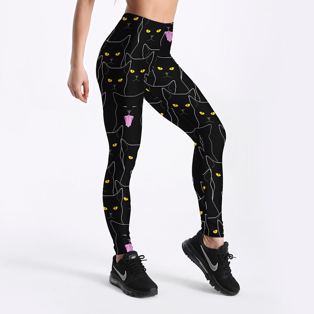 Black Cats Leggings