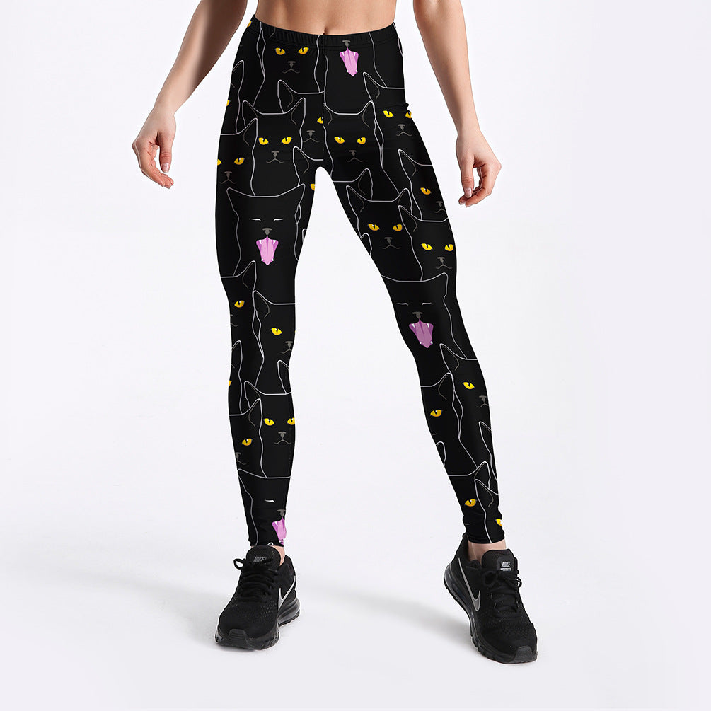 Black Cats Leggings