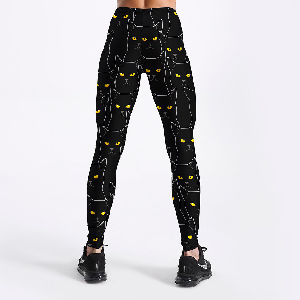 Black Cats Leggings