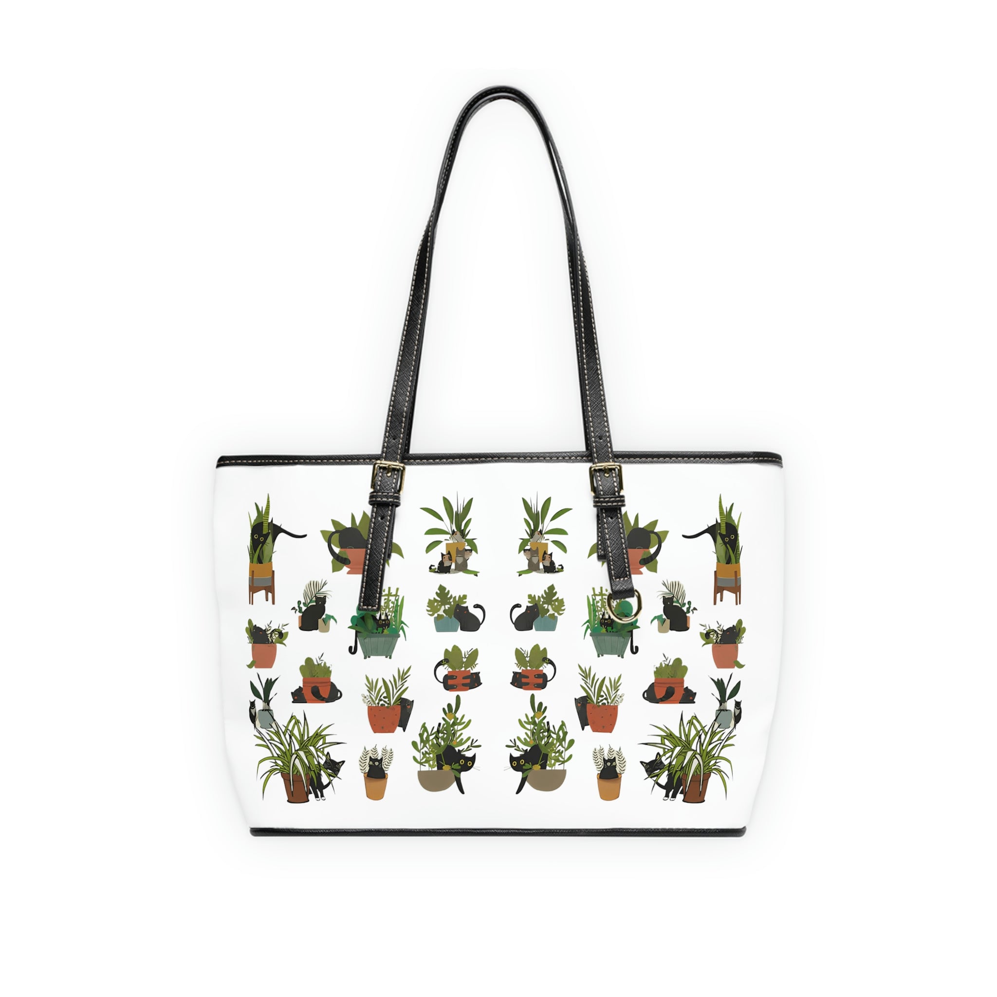 Vegan Cat Leather Handbag