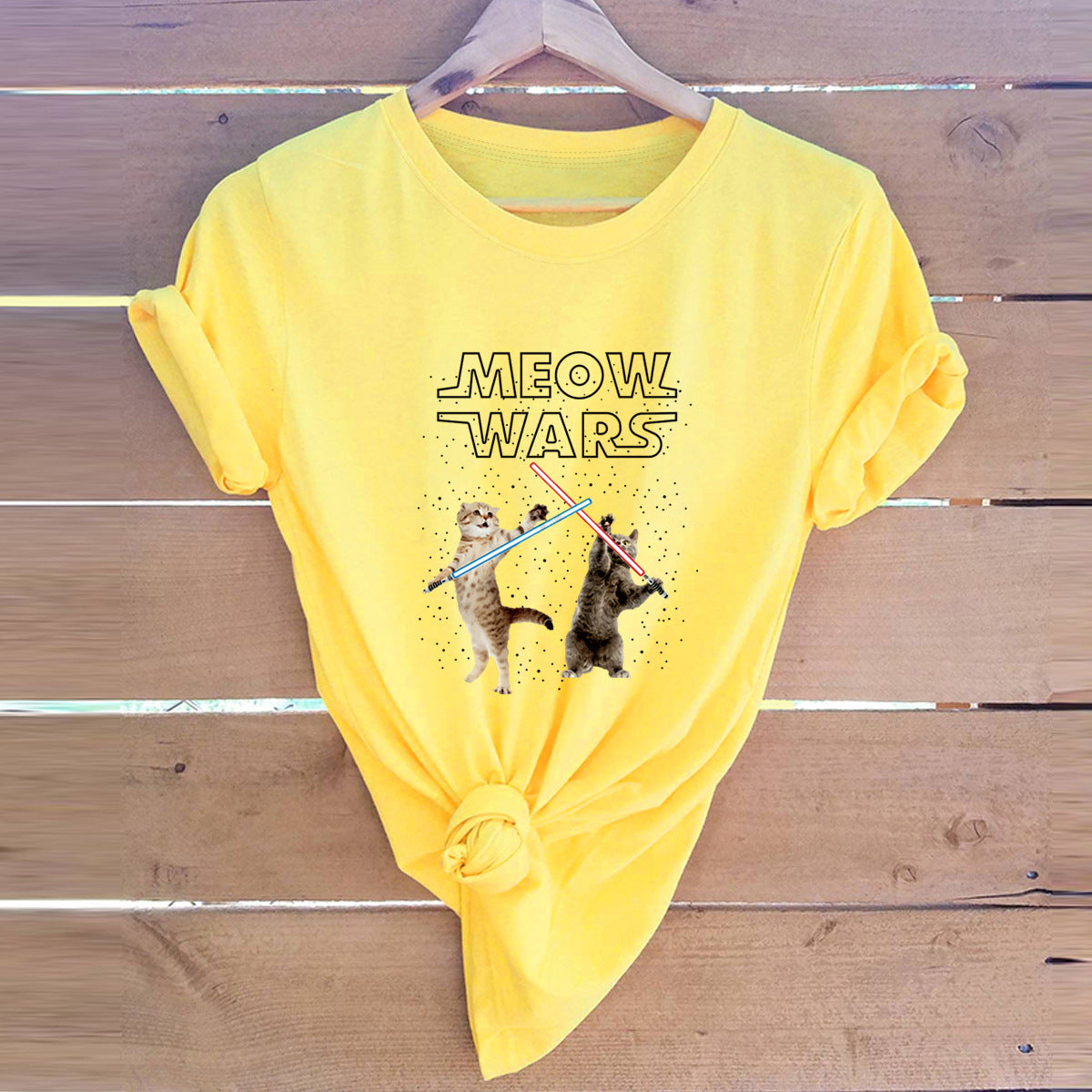 Meow Wars Cat T-Shirt