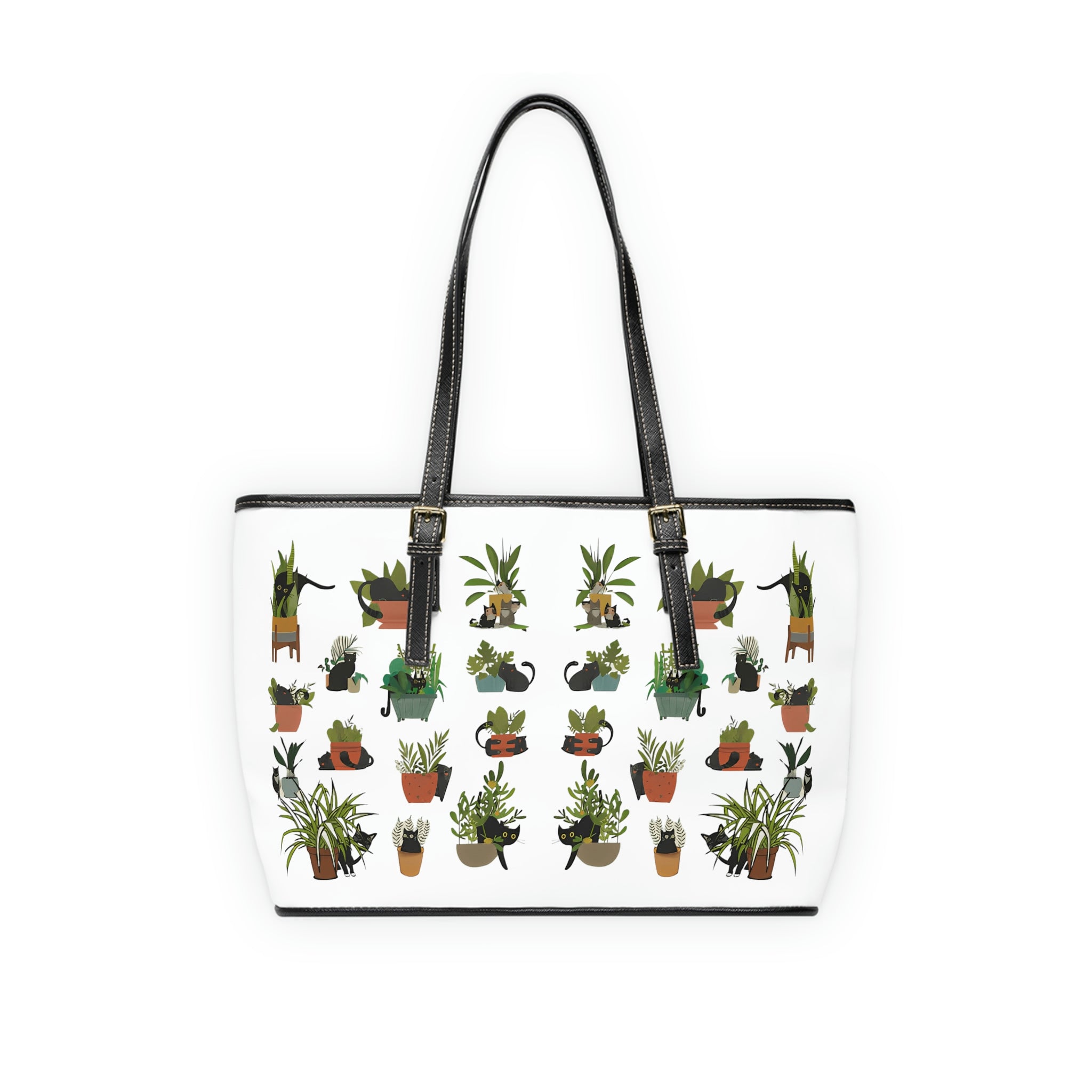 Vegan Cat Leather Handbag