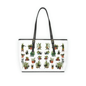 Vegan Cat Leather Handbag