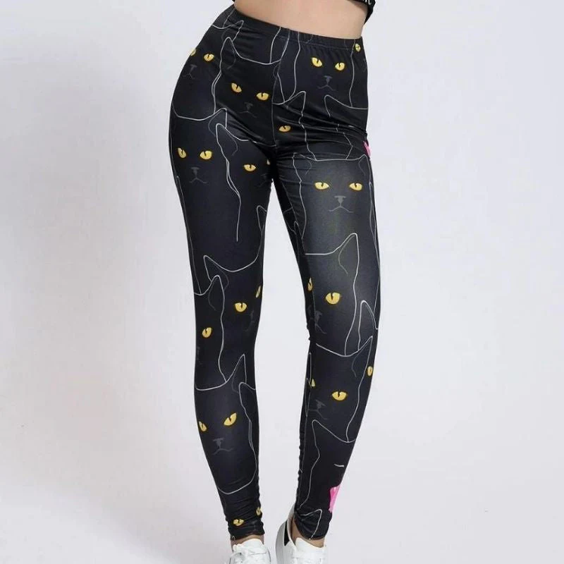 Black Cats Leggings