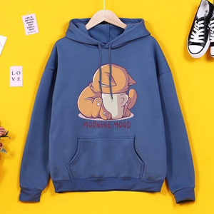 Morning Mood Cat Hoodie