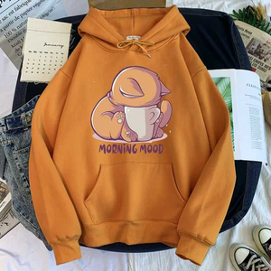 Morning Mood Cat Hoodie