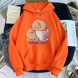 Morning Mood Cat Hoodie