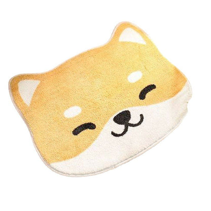 Grey Cat Cartoon Rug