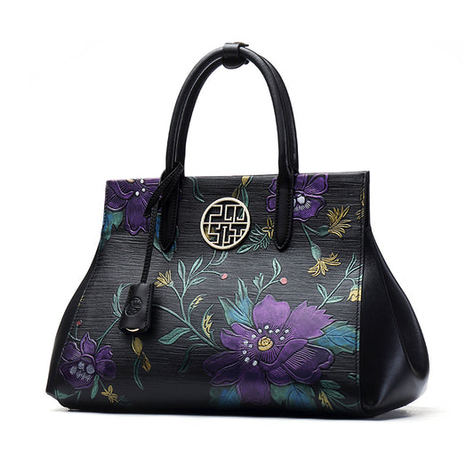 Leather Retro Atmospheric Handbag