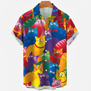 Color Blast Cat Shirt