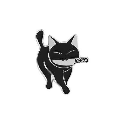 Fierce Cat Brooch