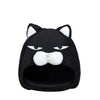 Foldable Cat House Soft Pet Nest With Cushion Cute Cartoon House for Cats Dogs Warm Puppy Kennel Kitten Cave Mat Cat Accessories