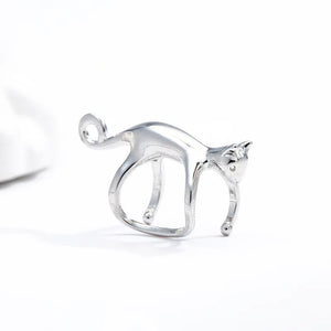 1PC Cute Cat Ear Clips for Women Unique Design Silvery Cats Ears Cuff No Piercing Earrings Birthday Party Gifts Jewelry