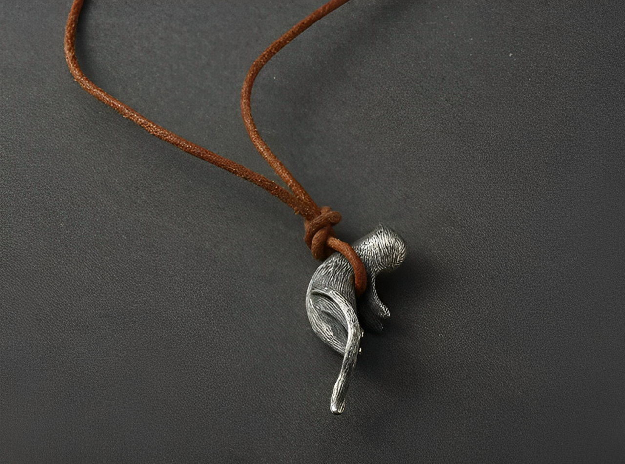 Vintage Cat Necklace