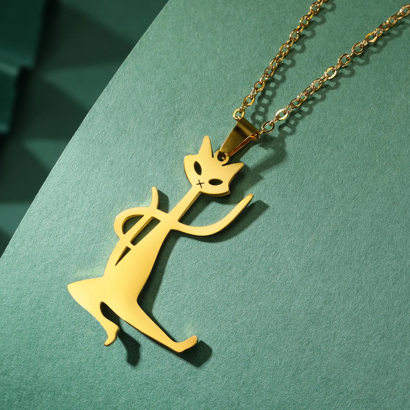 Kung Fu Cat Necklace