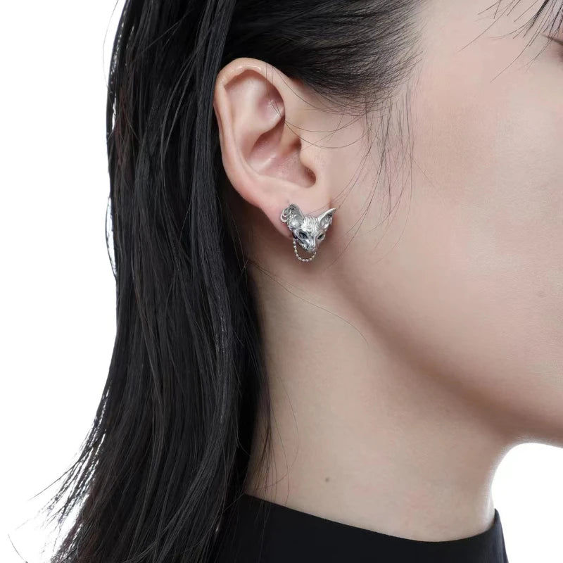 Blaze Feline Earrings