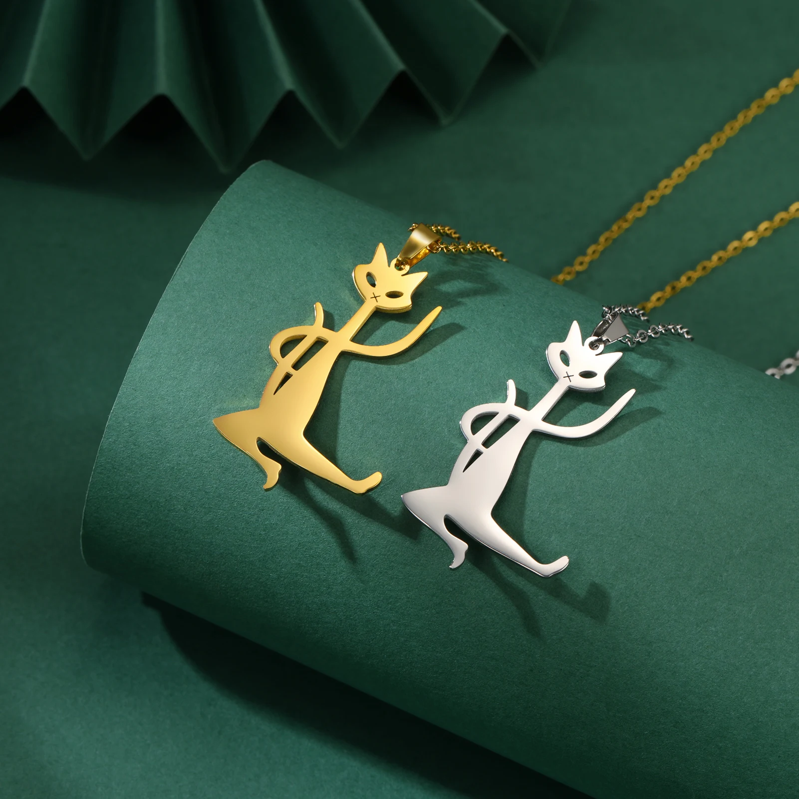 Kung Fu Cat Necklace