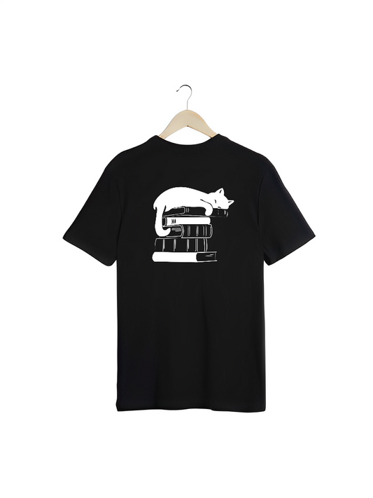 Distracted By Cats And Books T-Shirt