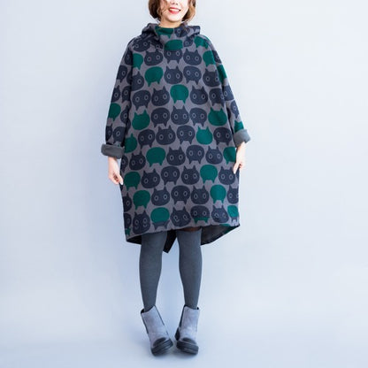 Cat Face Fashion Hoodie