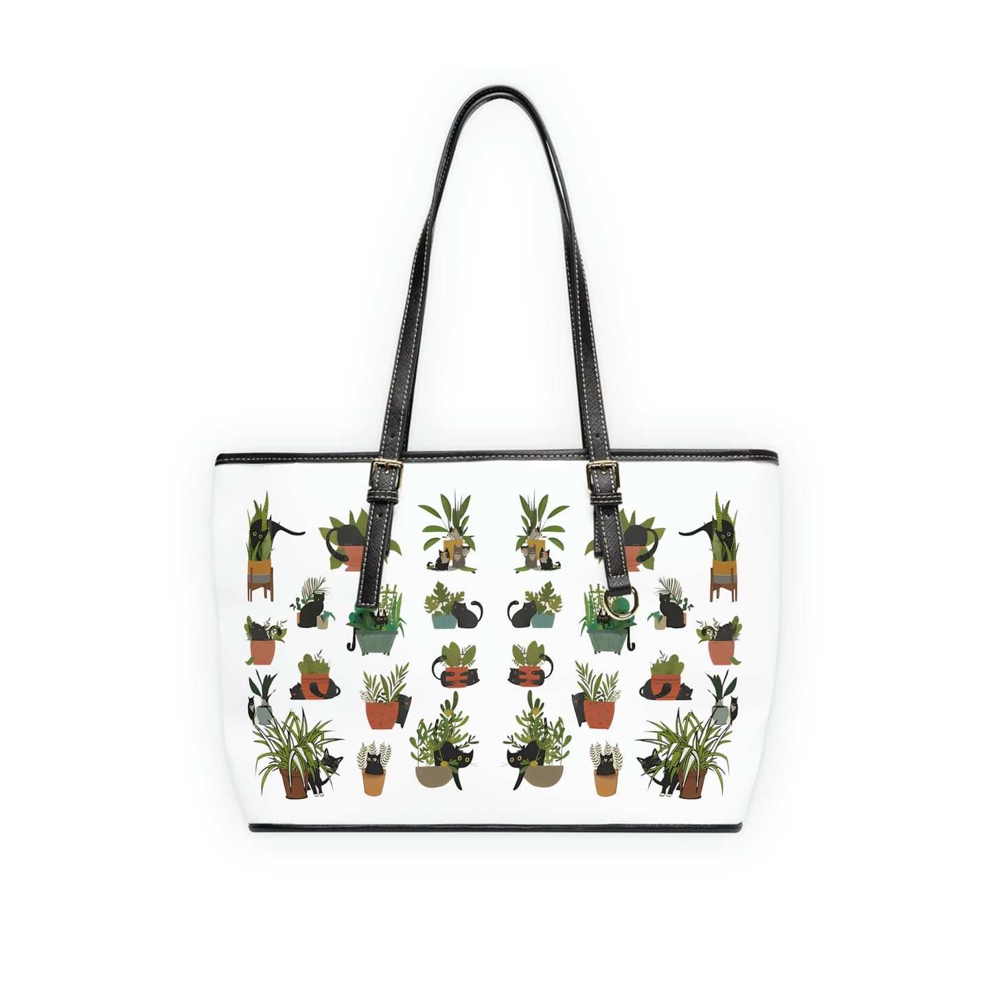 Vegan Cat Leather Handbag