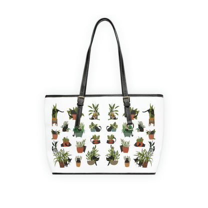 Vegan Cat Leather Handbag