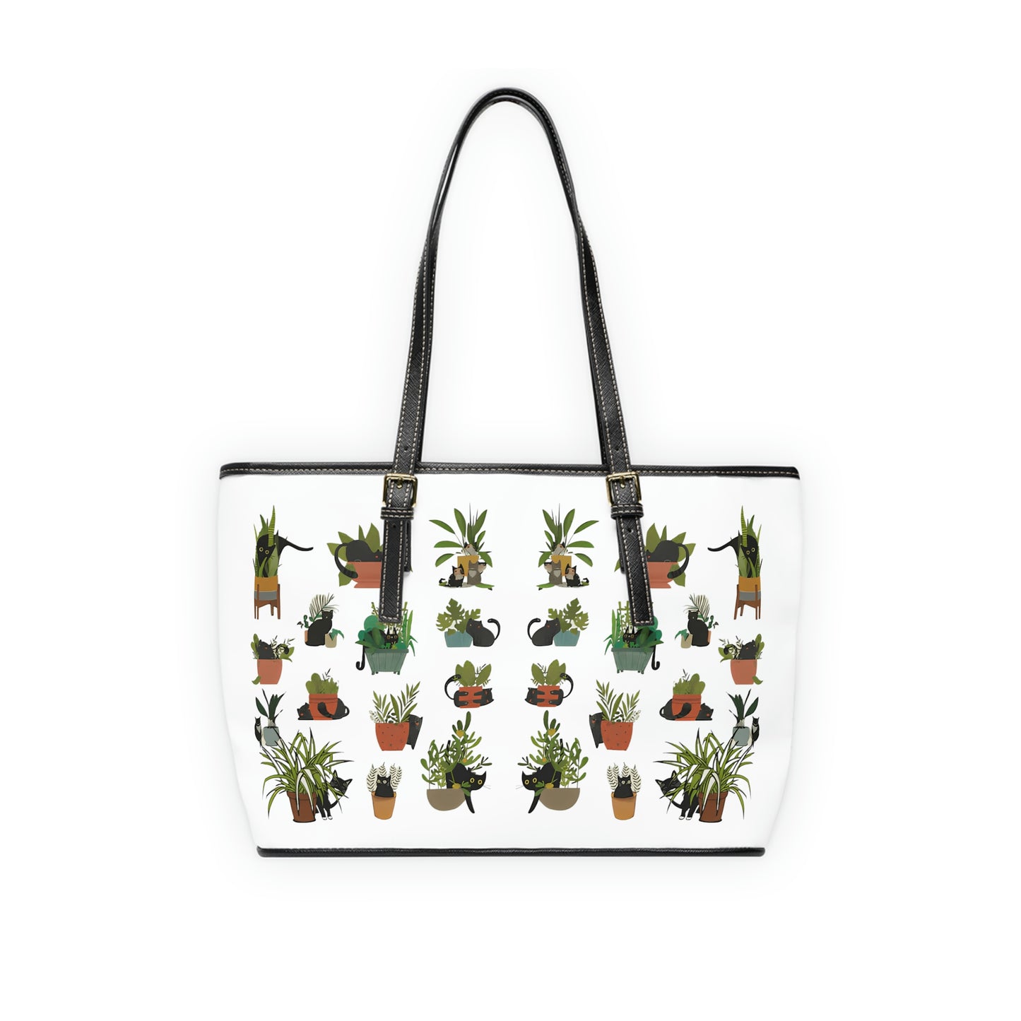 Vegan Cat Leather Handbag