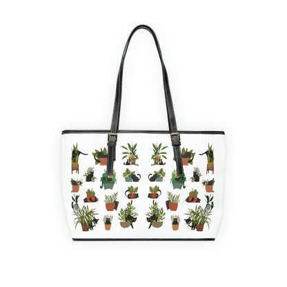 Vegan Cat Leather Handbag