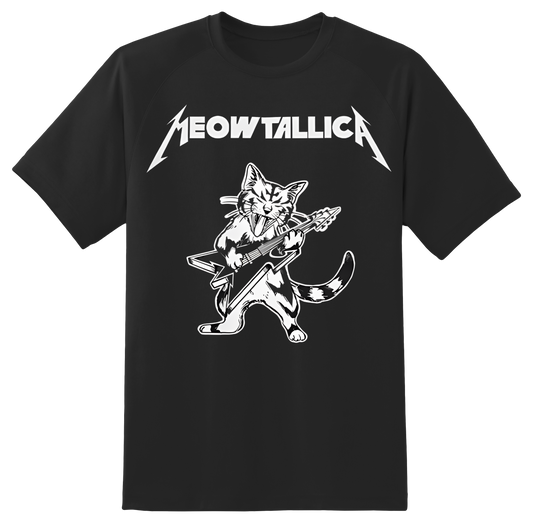 Meowtallica Ready To Rock Cat T-Shirt